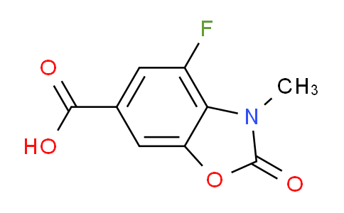 CAS No. 1556384-16-7, 4-fluoro-3-methyl-2-oxo-1,3-benzoxazole-6-carboxylic acid