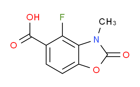 CAS No. 2387596-14-5, 4-fluoro-3-methyl-2-oxo-1,3-benzoxazole-5-carboxylic acid