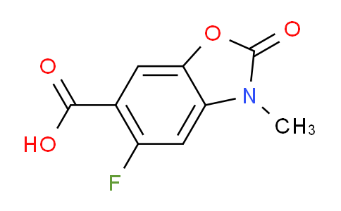 CAS No. 2387598-86-7, 5-fluoro-3-methyl-2-oxo-1,3-benzoxazole-6-carboxylic acid