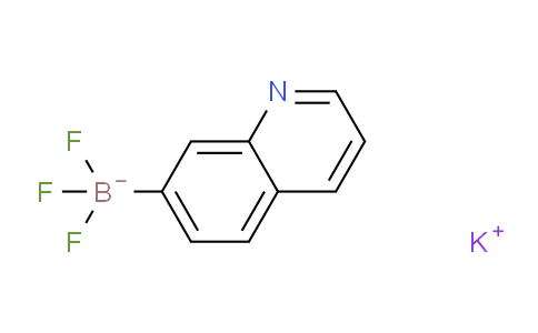 CAS No. 1411985-64-2, potassium trifluoro(quinolin-7-yl)borate