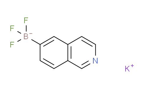 CAS No. 1411986-46-3, potassium trifluoro(isoquinolin-6-yl)borate
