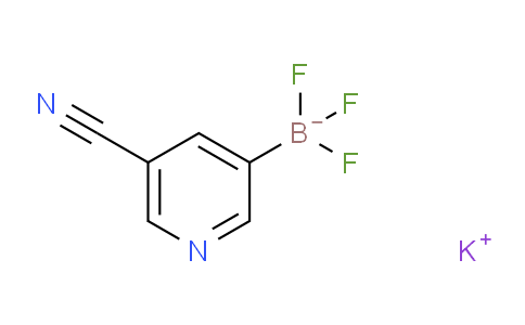 CAS No. 1245906-68-6, potassium (5-cyanopyridin-3-yl)trifluoroborate