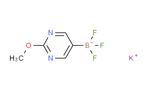 CAS No. 1111732-99-0, potassium trifluoro(2-methoxypyrimidin-5-yl)borate
