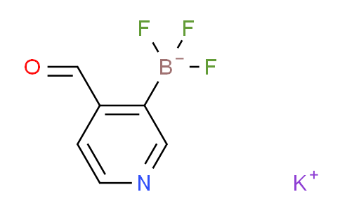 CAS No. 1245906-59-5, potassium trifluoro(4-formylpyridin-3-yl)borate