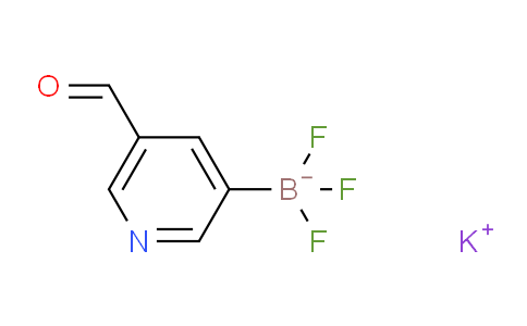 CAS No. 1245906-60-8, potassium trifluoro(5-formylpyridin-3-yl)borate
