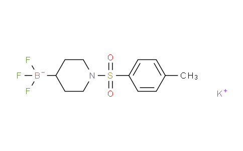 CAS No. 1430219-79-6, potassium trifluoro(1-tosylpiperidin-4-yl)borate
