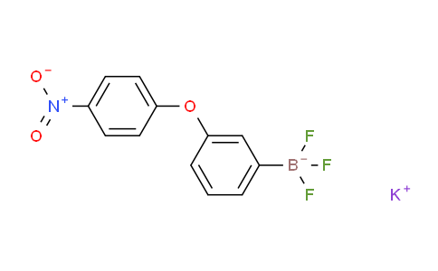 CAS No. 1073468-34-4, Potassium trifluoro(3-(4-nitrophenoxy)phenyl)borate