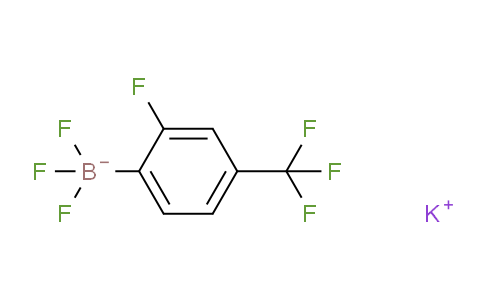 CAS No. 1150655-12-1, Potassium trifluoro(2-fluoro-4-(trifluoromethyl)phenyl)borate