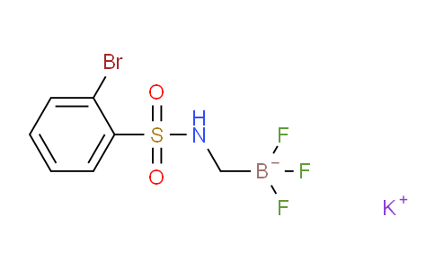 CAS No. 1286686-28-9, Potassium ((2-bromophenylsulfonamido)methyl)trifluoroborate