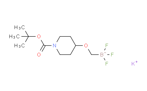 CAS No. 1364936-24-2, Potassium (((1-(tert-butoxycarbonyl)piperidin-4-yl)oxy)methyl)trifluoroborate