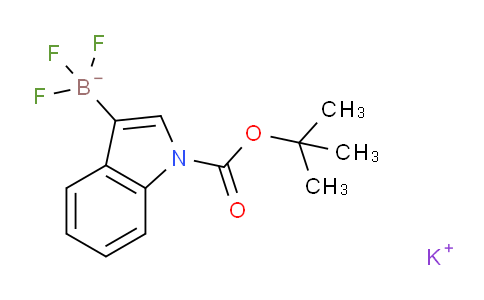 CAS No. 1428884-69-8, Potassium (1-(tert-butoxycarbonyl)-1H-indol-3-yl)trifluoroborate