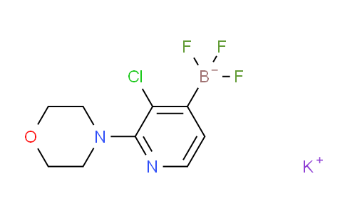 CAS No. 1704704-32-4, potassium (3-chloro-2-morpholinopyridin-4-yl)trifluoroborate