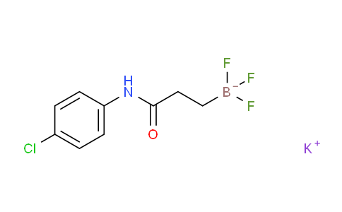CAS No. 1705578-12-6, potassium (3-((4-chlorophenyl)amino)-3-oxopropyl)trifluoroborate
