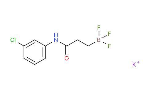 CAS No. 1705578-16-0, potassium (3-((3-chlorophenyl)amino)-3-oxopropyl)trifluoroborate