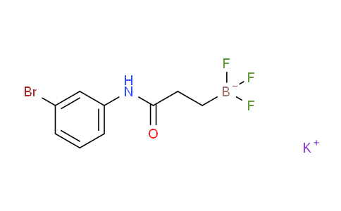CAS No. 1705578-20-6, potassium (3-((3-bromophenyl)amino)-3-oxopropyl)trifluoroborate