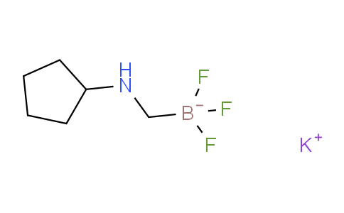 CAS No. 1705578-40-0, potassium ((cyclopentylamino)methyl)trifluoroborate
