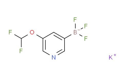 CAS No. 1953098-33-3, Potassium (5-(difluoromethoxy)pyridin-3-yl)trifluoroborate