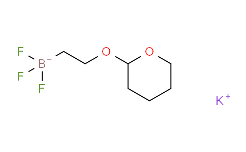 CAS No. 1408168-76-2, Potassium trifluoro(2-((tetrahydro-2H-pyran-2-yl)oxy)ethyl)borate