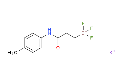 CAS No. 1704705-15-6, potassium trifluoro(3-oxo-3-(p-tolylamino)propyl)borate