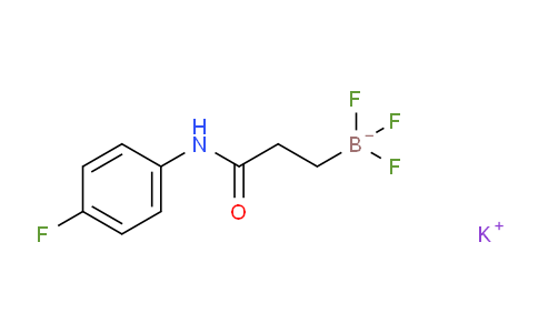 CAS No. 1705578-24-0, potassium trifluoro(3-((4-fluorophenyl)amino)-3-oxopropyl)borate