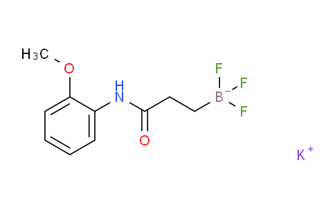 CAS No. 1705578-32-0, potassium trifluoro(3-((2-methoxyphenyl)amino)-3-oxopropyl)borate