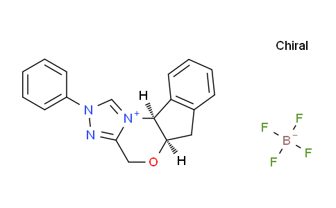 CAS No. 925706-36-1, (5aR,10bS)-2-Phenyl-4,5a,6,10b-tetrahydro-2H-indeno[2,1-b][1,2,4]triazolo[4,3-d][1,4]oxazin-11-ium tetrafluoroborate