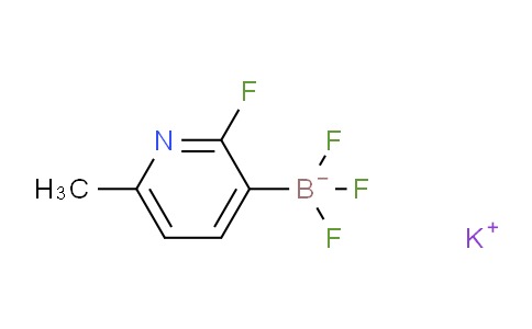 CAS No. 1098173-30-8, Potassium trifluoro(2-fluoro-6-methylpyridin-3-yl)borate