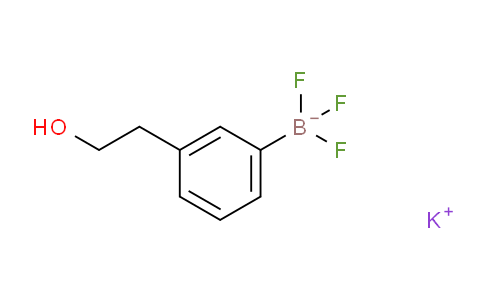 CAS No. 1015082-80-0, Potassium trifluoro(3-(2-hydroxyethyl)phenyl)borate