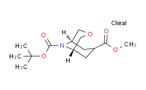 CAS No. 1823229-54-4, 9-tert-butyl 7-methyl (1R,5S)-3-oxa-9-azabicyclo[3.3.1]nonane-7,9-dicarboxylate