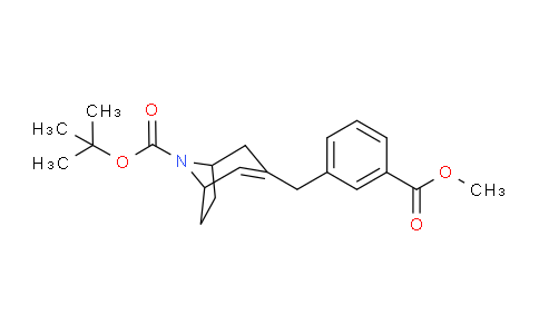 CAS No. 900503-44-8, 8-Boc-3-(3-methoxycarbonylbenzyl)-8-aza-bicyclo[3.2.1]oct-2-ene