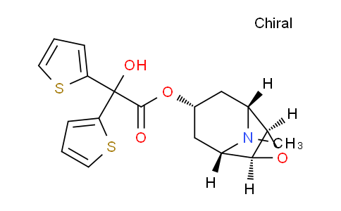 CAS No. 136310-64-0, (1R,2R,4S,5S,7s)-9-Methyl-3-oxa-9-azatricyclo[3.3.1.02,4]nonan-7-yl 2,2-Di(2-thienyl)glycolate