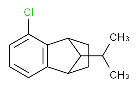 CAS No. 1233219-30-1, 5-chloro-9-isopropyl-1,2,3,4-tetrahydro-1,4-methanonaphthalene