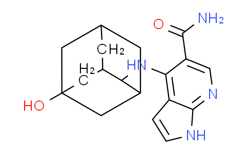 CAS No. 944118-01-8, 4-((5-hydroxyadamantan-2-yl)amino)-1H-pyrrolo[2,3-b]pyridine-5-carboxamide