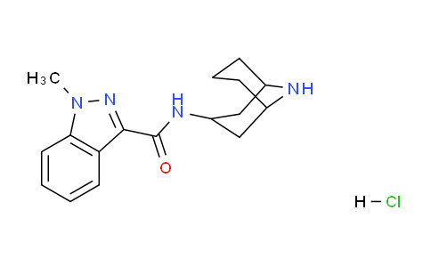 CAS No. 141136-01-8, N-(9-azabicyclo[3.3.1]nonan-3-yl)-1-methyl-1H-indazole-3-carboxamide hydrochloride
