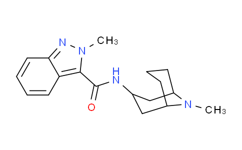 CAS No. 127472-42-8, 2-methyl-N-(9-methyl-9-azabicyclo[3.3.1]nonan-3-yl)-2H-indazole-3-carboxamide