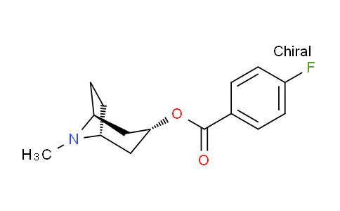 CAS No. 172883-97-5, (1R,3s,5S)-8-methyl-8-azabicyclo[3.2.1]octan-3-yl 4-fluorobenzoate
