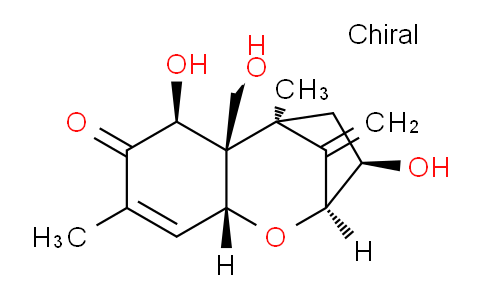 CAS No. 88054-24-4, (2S,3R,5S,5aR,6S,9aR)-3,6-dihydroxy-5a-(hydroxymethyl)-5,8-dimethyl-10-methylene-2,3,4,5,5a,9a-hexahydro-2,5-methanobenzo[b]oxepin-7(6H)-one