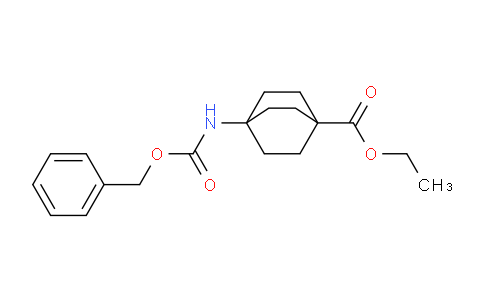 CAS No. 444344-90-5, ethyl 4-(((benzyloxy)carbonyl)amino)bicyclo[2.2.2]octane-1-carboxylate
