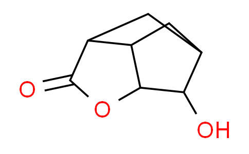 CAS No. 92343-46-9, 2-Hydroxy-4-oxatricyclo[4.2.1.03,7]nonan-5-one