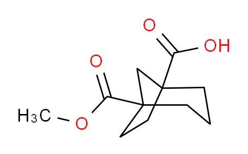CAS No. 110371-27-2, 5-(methoxycarbonyl)bicyclo[3.2.1]octane-1-carboxylic acid
