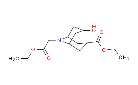 CAS No. 115956-04-2, ethyl 9-(2-ethoxy-2-oxoethyl)-7-hydroxy-9-azabicyclo[3.3.1]nonane-3-carboxylate