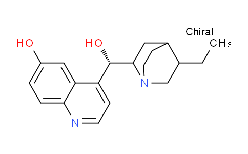 CAS No. 73522-75-5, 4-((1S)-(5-Ethylquinuclidin-2-yl)(hydroxy)methyl)quinolin-6-ol