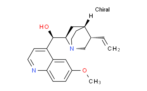 CAS No. 344899-08-7, (R)-(6-Methoxyquinolin-4-yl)((1R,2R,4R,5S)-5-vinylquinuclidin-2-yl)methanol