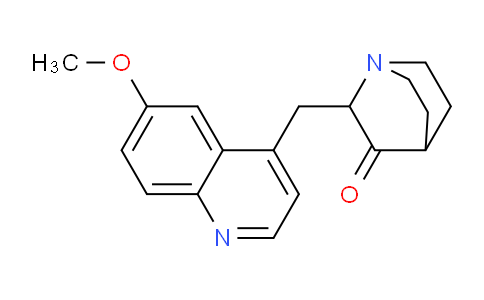 CAS No. 66113-89-1, 2-((6-Methoxyquinolin-4-yl)methyl)quinuclidin-3-one