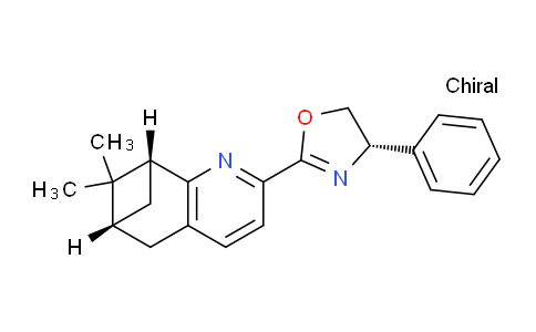 CAS No. 1027754-31-9, (S)-2-((6R,8R)-7,7-Dimethyl-5,6,7,8-tetrahydro-6,8-methanoquinolin-2-yl)-4-phenyl-4,5-dihydrooxazole