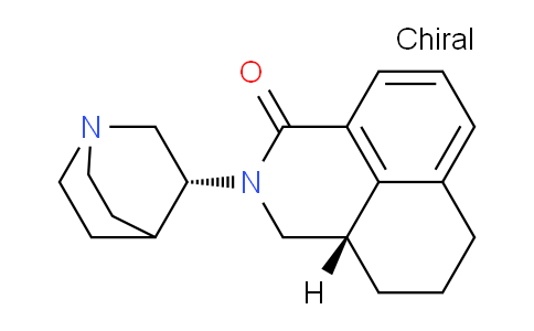 CAS No. 149654-00-2, (S)-2-((R)-Quinuclidin-3-yl)-2,3,3a,4,5,6-hexahydro-1H-benzo[de]isoquinolin-1-one