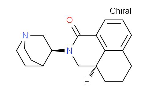 CAS No. 135729-73-6, (R)-2-((S)-Quinuclidin-3-yl)-2,3,3a,4,5,6-hexahydro-1H-benzo[de]isoquinolin-1-one