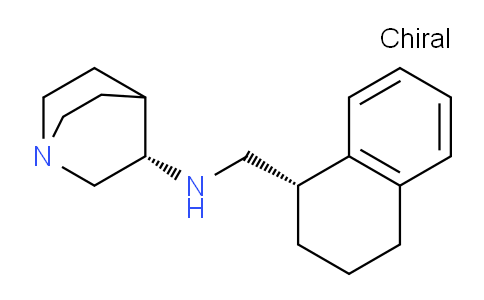 CAS No. 177793-80-5, (S)-N-(((S)-1,2,3,4-Tetrahydronaphthalen-1-yl)methyl)quinuclidin-3-amine