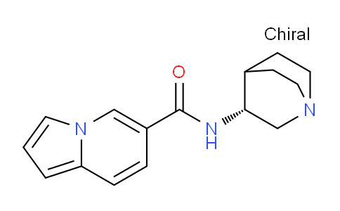 CAS No. 588720-37-0, (R)-N-(Quinuclidin-3-yl)indolizine-6-carboxamide