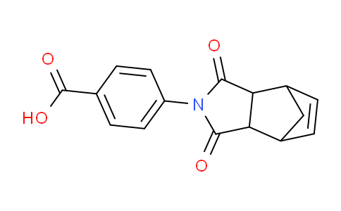 CAS No. 55099-10-0, 4-(1,3-Dioxo-3a,4,7,7a-tetrahydro-1H-4,7-methanoisoindol-2(3H)-yl)benzoic acid